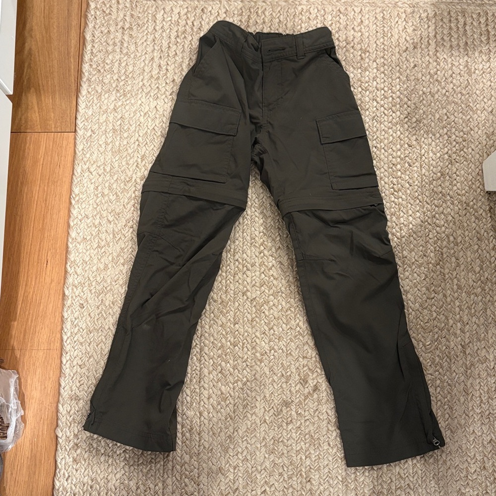 REI Kids Sahara Dark Green Convertible Pants